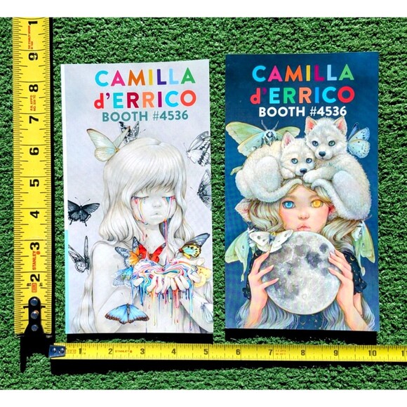 Camilla d'Errico SDCC 2025 Art Merchandise 3-Part Folding Ad Hand Pamphlet New - Picture 3 of 3